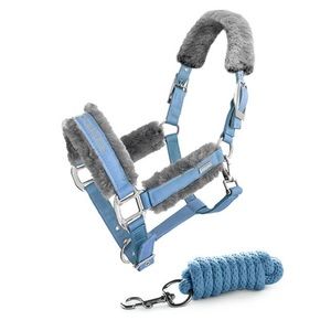 Equestrian Stockholm Fur Halter and lead rope